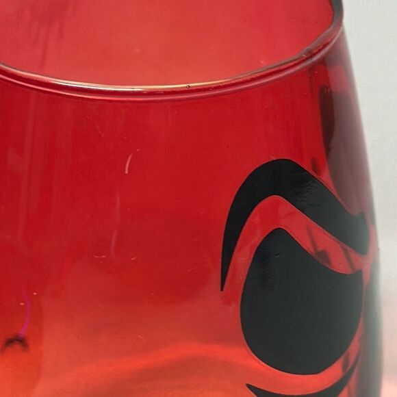 Halloween Jack-O-Lantern Glass Tumbler Stemless Wine Glasses - Picture 3 of 5